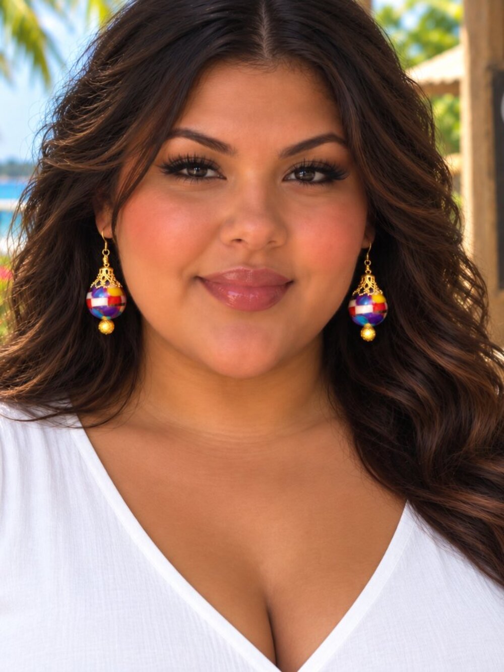 Carnival Mosaic Artisan Earrings 2/$22